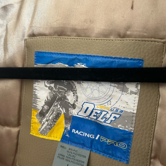 Tan & Brown Racing/Motor Jacket - Picture 4 of 5